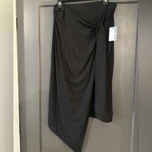 NWT Nine West Women's Black Skirt Wrap Midi size XL
